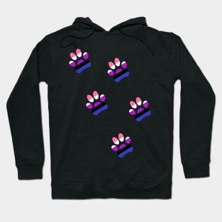 Genderfluid Pride Paws Hoodie